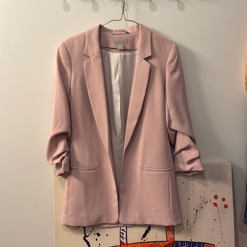 Pink blazer